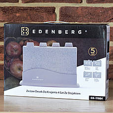 Набір обробних дощок пластикові Edenberg 11983 Чорний, фото 4