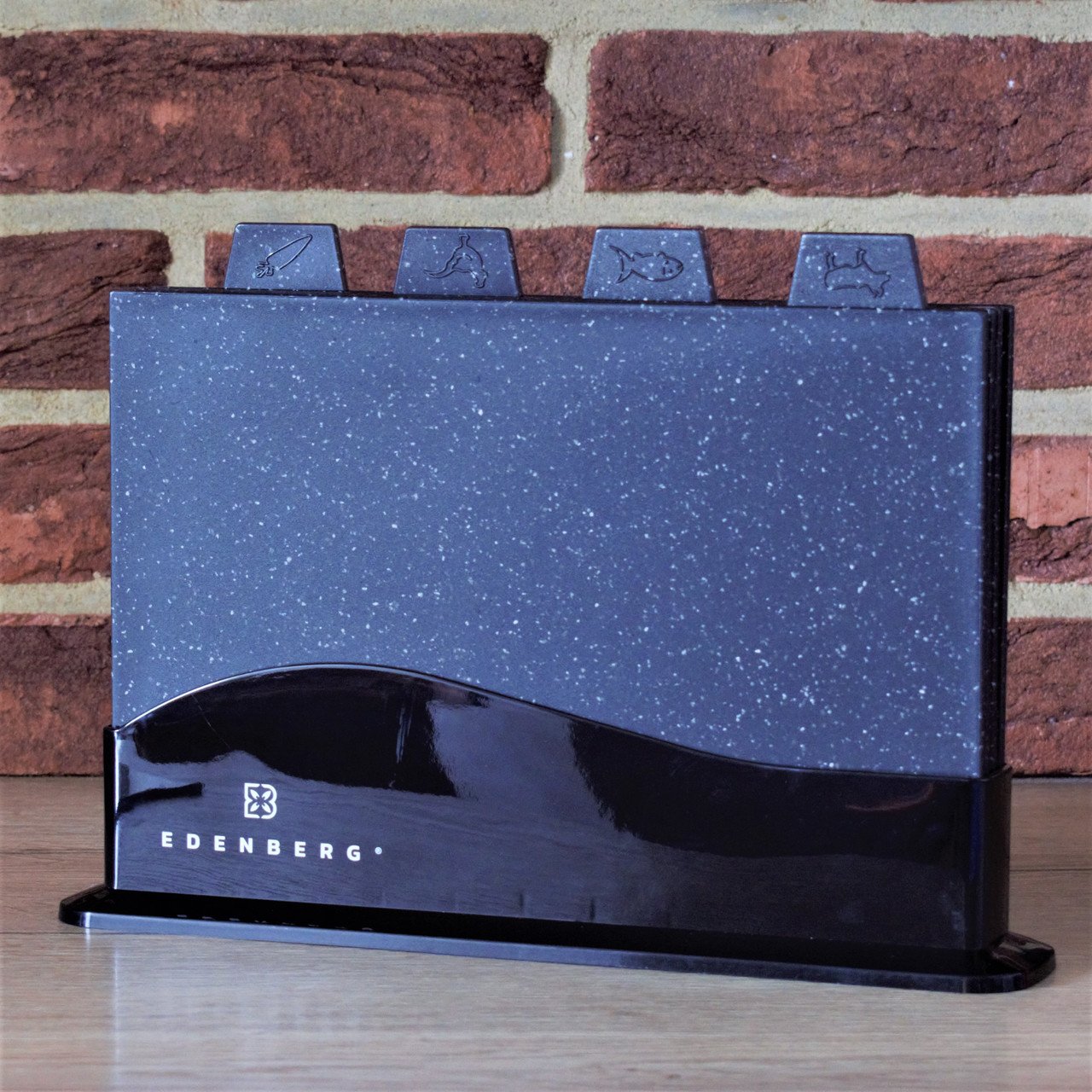 Набір обробних дощок пластикові Edenberg 11983 Чорний