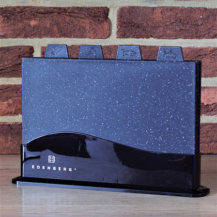 Набір обробних дощок пластикові Edenberg 11983 Чорний, фото 1