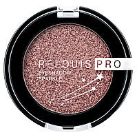 Relouis Pro Тени для век сияющие Eyeshadow Sparkle 06 DUSTY ROSE розово-бронзовый дуохром