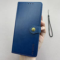 Чехол-книга для Tecno Spark 6 Go книжка с магнитной застежкой на телефон техно спарк 6 го синяя gll