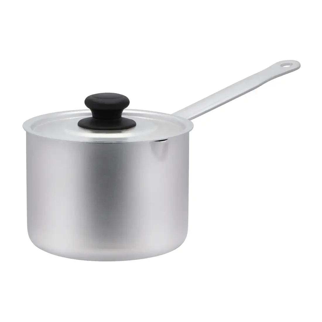 Ківш алюмінієвий 1л з кришкою з ручкою, фото 1