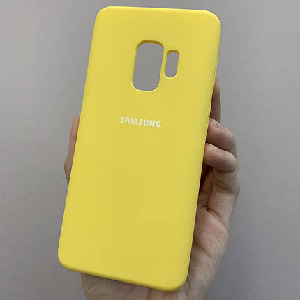 Чохол для Samsung Galaxy S9 оксамитовий чохол на телефон самсунг с9 жовтий ssd, фото 1