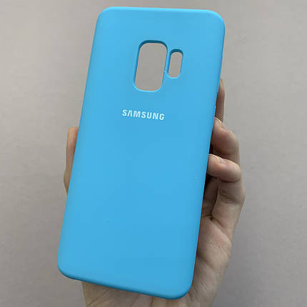Чохол для Samsung Galaxy S9 оксамитовий щільний чохол на телефон самсунг с9 синій ssd, фото 1