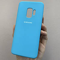 Чехол для Samsung Galaxy S9 бархатный плотный чехол на телефон самсунг с9 синий ssd