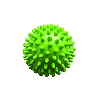 Массажный мяч с шипами Qmed Massage Balls 7 см, зеленый