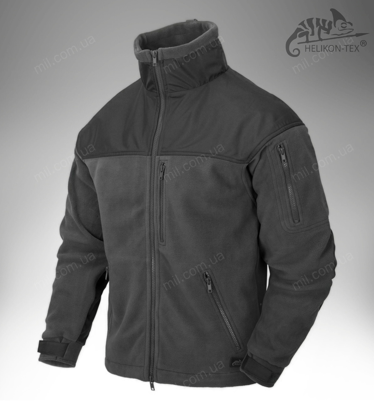 Тактична кофта / куртка флісова Helikon Tex Classic Army Fleece (black)