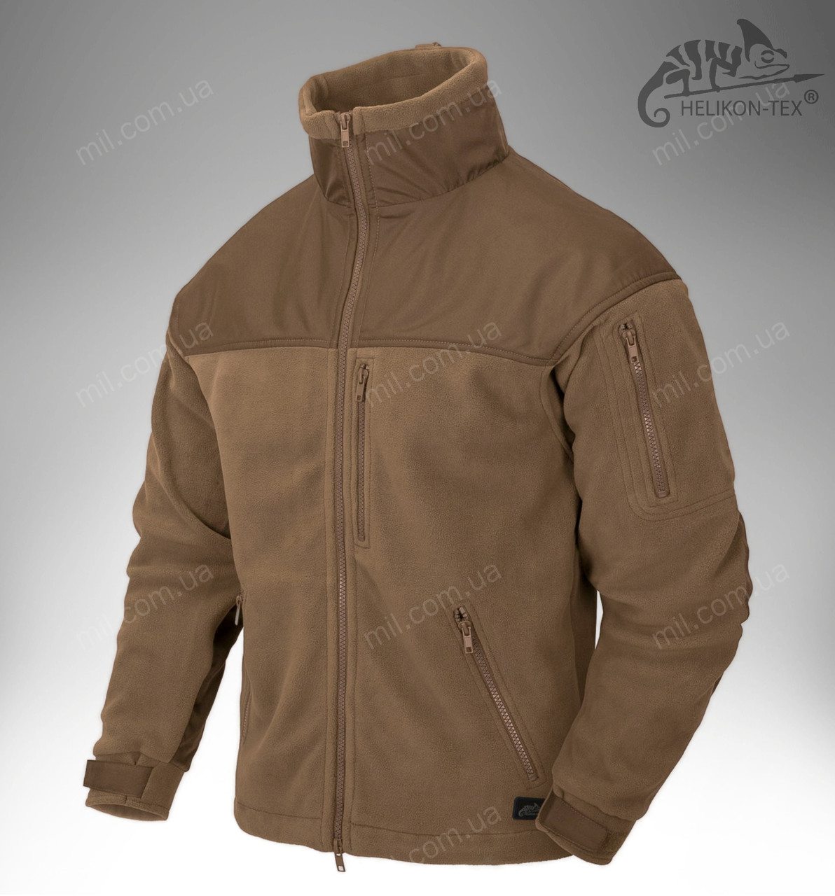 Тактична кофта / куртка флісова Helikon Tex Classic Army Fleece (coyote)