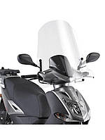 Ветровое стекло Givi для мотоцикла Kymco Agility 50-125-150-200-R16 (08-13) прозрачное [фитинг в комплекте].