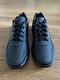 Чоловічі туфлі чорні спортивні прошиті  (код 5328 ), фото 4