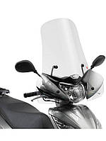 Ветровое стекло Givi для мотоциклов Honda Vision 50 (11-20), Vision 110 (11-) прозрачное [фитинг в комплекте].