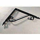 Консоль Уголок меблевий чорний посилений металевий декоративний YGD29*35 см, фото 5