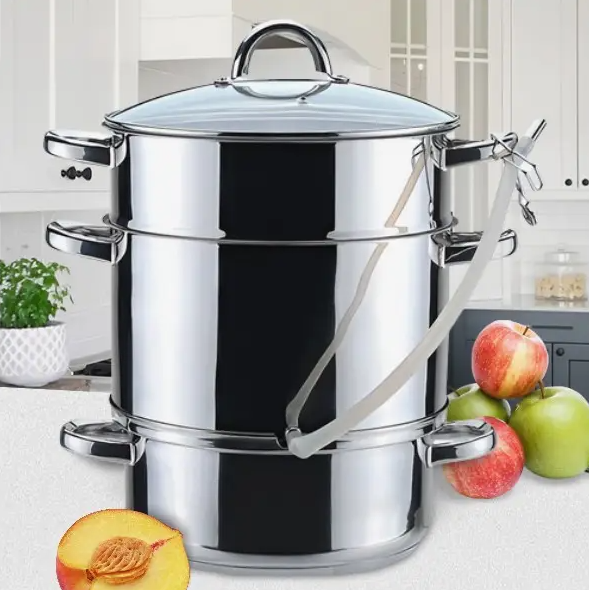 Соковарка-пароварка 8 л Maestro MR-1030 з неіржавкої сталі/Каструля для соку