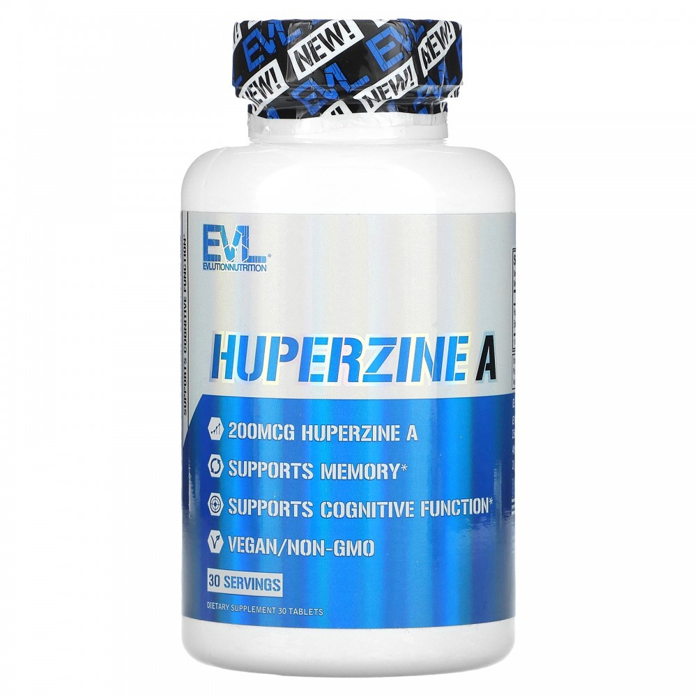 Гуперзин A Evlution Nutrition Huperzine A 200 mcg 30 Tablets
