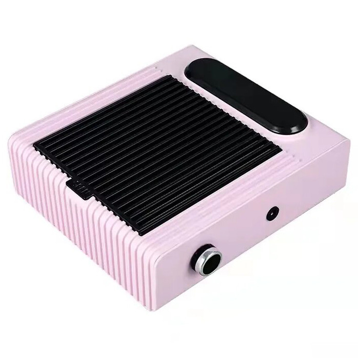 Витяжка Professional Nail Dust Collector BQ-858-1 з HEPA-фільтром, 80 Вт (рожева), фото 1