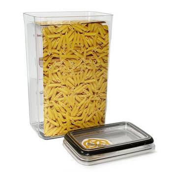 Пластиковий вакуумний бокс для зберігання круп 3,1 л. пластик OKYANUS