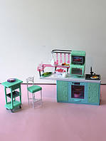 Меблі для барбі Gloria Кухня з етажеркой