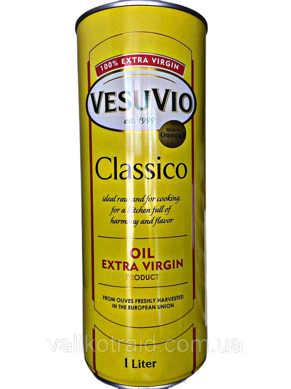 Оливковое масло Classico 100% Extra Vergine , 1л , VesuVio - фото 1 - id-p1930526698