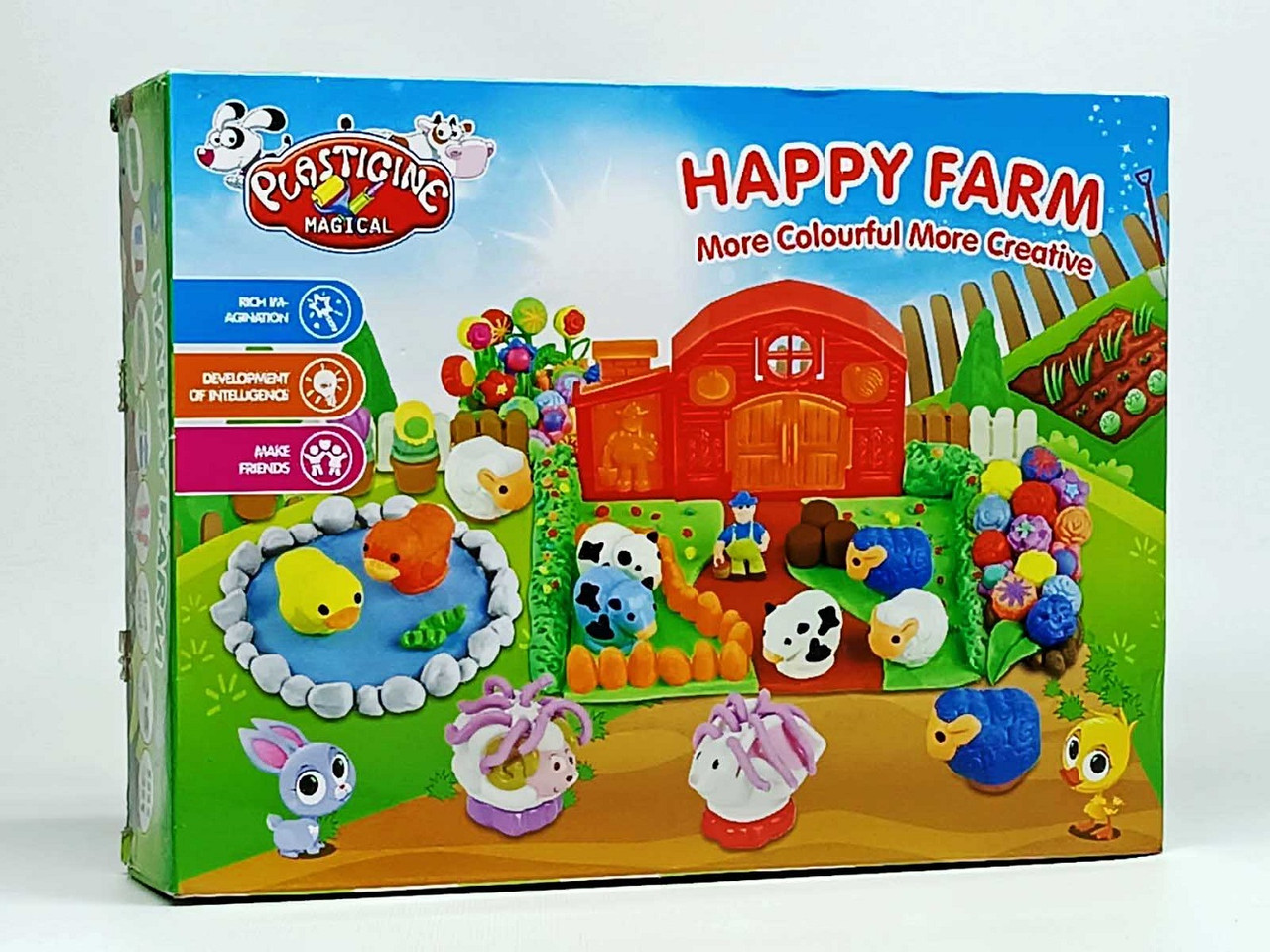 Набір для ліплення Shantou "Happy farm" з формочками 9249