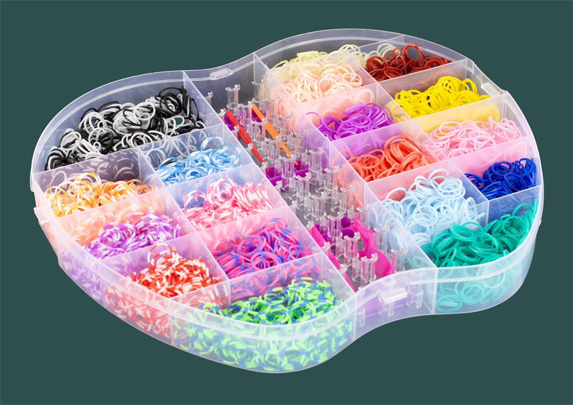 Купить Набор для плетения браслетов из резинок с аксессуарами Rainbow ...