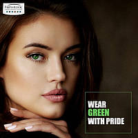 ЛИНЗЫ контактные для глаз цветные зеленые Fresh Look Gemstone Green