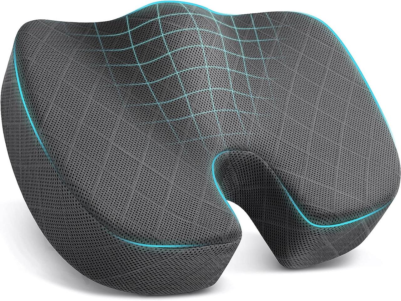Ортопедическая подушка для сидения из пены с памятью TushGuard Comfort ...