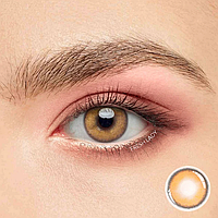 Линзы цветные для глаз (есть опт) коричневые карие Sorayama Brown New подходят для светлых глаз