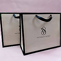 Подарочный пакет Виктория Сикрет в новом Дизайне размер M 240х200х90 мм