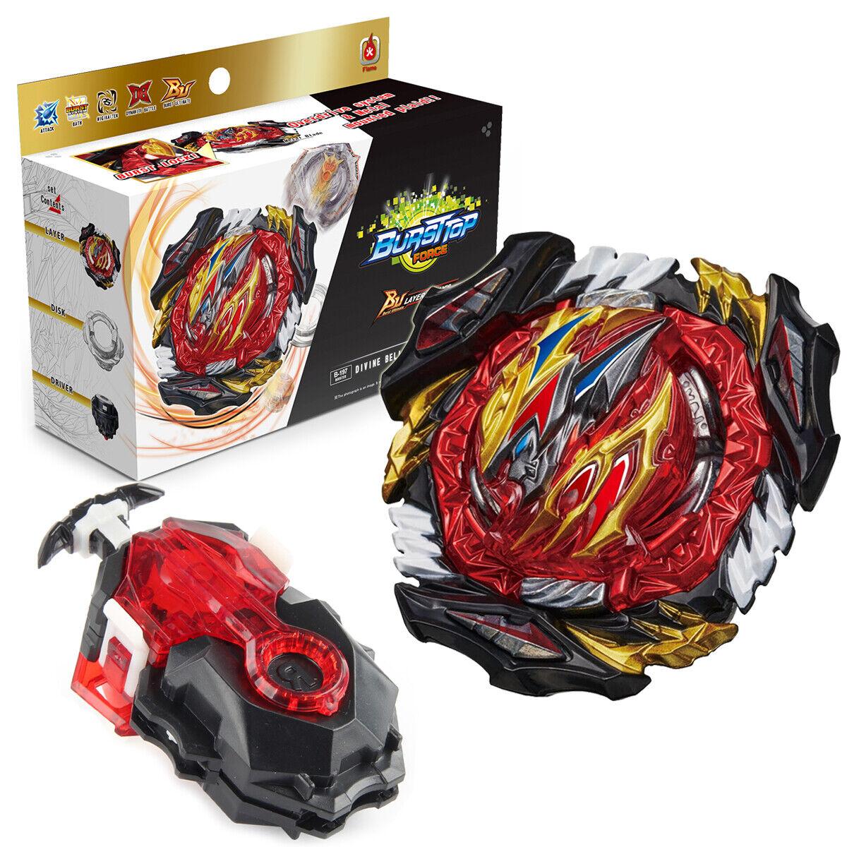 Бейблейд B197 Діаман Беліал Beyblade Divine Belial B197 з пусковим пристроєм на нитці, фото 1