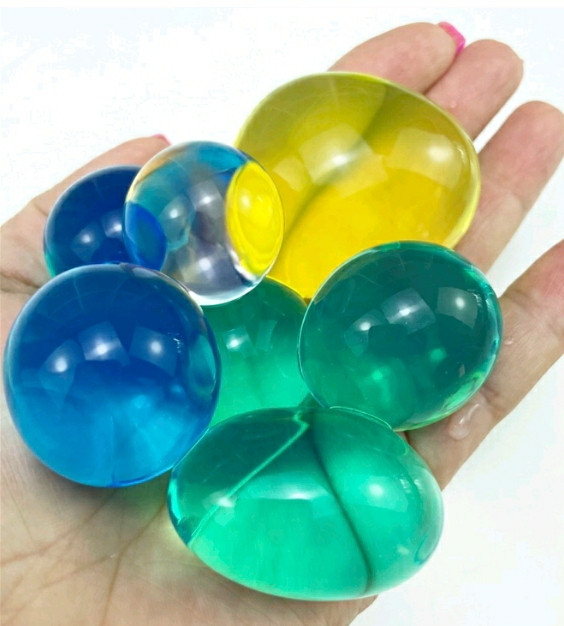 Гігантські Кульки зростаючі у воді Orbeez  Гідрогелеві L Різнокольорові 150 шт (00614)