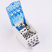 Блок розподільний РБД-400А на DIN-рейку TAKEL, затискачі клемні, клемник, з'єднувач, клема ТАКЕЛ