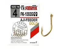 Крючок Fanatik Aji-Feeder Gold FK-1092G № 4