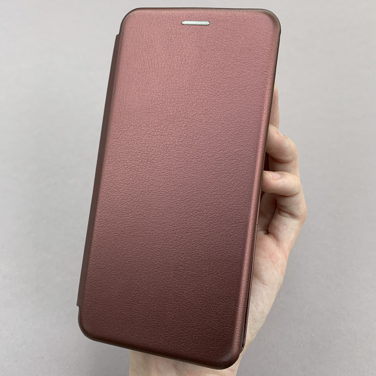 Чохол-книга для Realme C25Y книжка з підставкою на телефон реалмі с25у бордова stn
