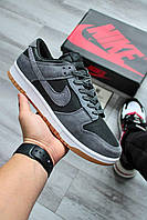 Nike SB Dunk Low Black Silver кроссовки и кеды высокое качество Размер 42