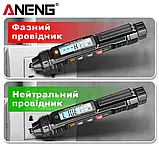 Мультиметр ручка ANENG A3005 Max (DC/AC 600V; 40 МОм; продзвінка, тест діодів) на 4000 відрахувань з NCV і TrueRMS, фото 7