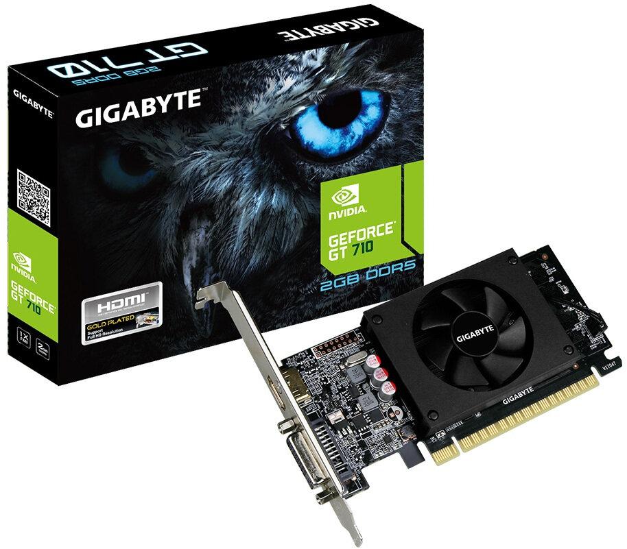 Відеокарта Gigabyte GeForce GT 710 2GB , Гарантія, фото 1