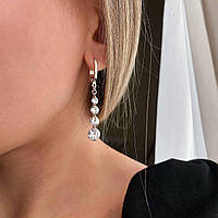 Срібні сережки Смарагдовий струмок