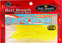 Приманка Bait Breath Curly Grub 3.5" (10шт) Ur21 Yellow