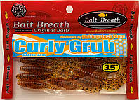 Приманка Bait Breath Curly Grub 3.5" (10шт) Ur22 Orange/Pumpkin/Seed