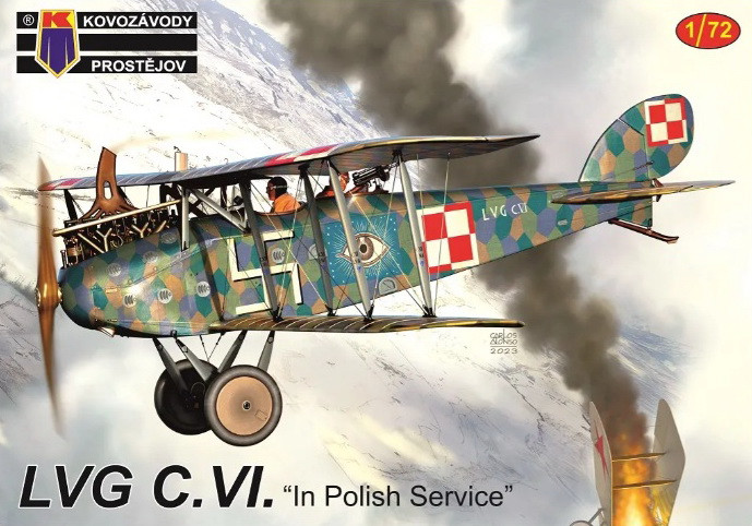 Пластикова модель 1/72 Kovozavody Prostejov 0400 LVG C.VI. “In Polish Services”