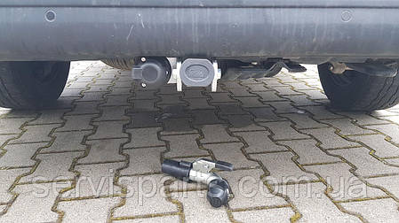 Фаркоп Volkswagen T6 2015- (Фольксваген Транспортер Т6) автомат на ручці, фото 1