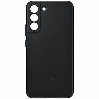 Чехол кожаный Leather Cover EF-VS906LBEGRU Б/У для Samsung Galaxy S22 Plus (6.6") Черный