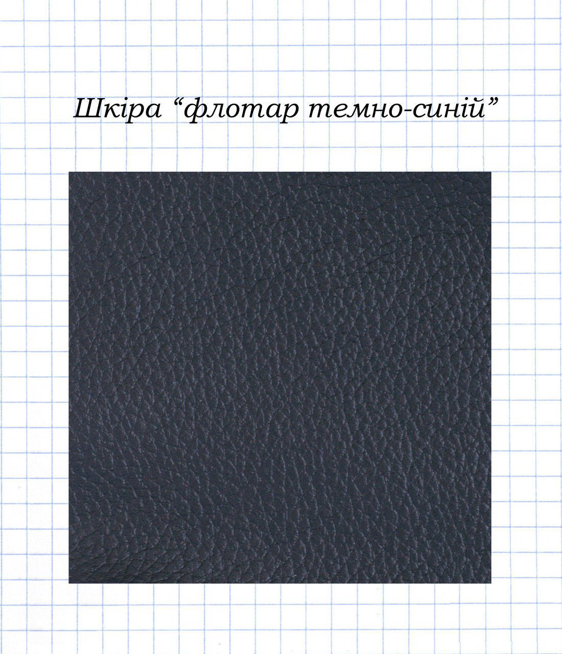 Шкіра "флотар темно-синій"
