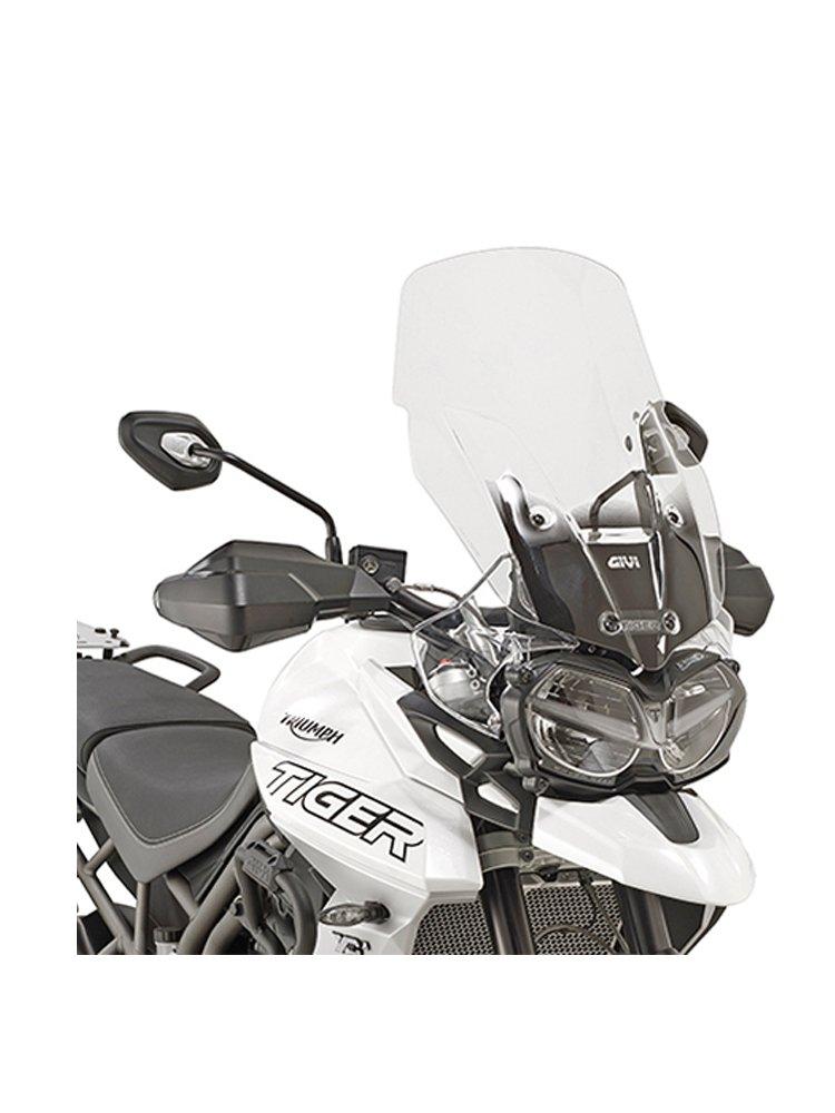 Вітрове скло Givi Triumph Tiger 800 XC/800 XR (18 > 19) прозоре, фото 1