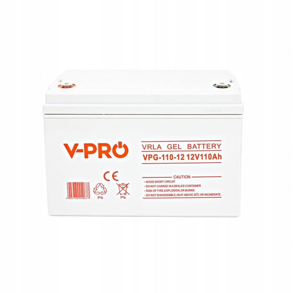 АККУМУЛЯТОР GEL VPRO PREMIUM 12V 110 Ah GEL VRLA НЕОБСЛУЖИВАЕМЫЙ