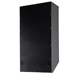 Задня стінка для поштової скриньки на 4 квартири Чорна