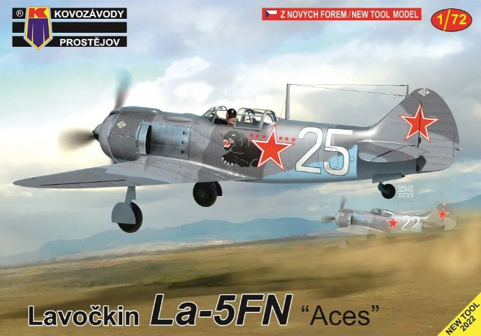 Пластикова модель 1/72 Kovozavody Prostejov 0360 радянський винищувач Ла-5ФН
