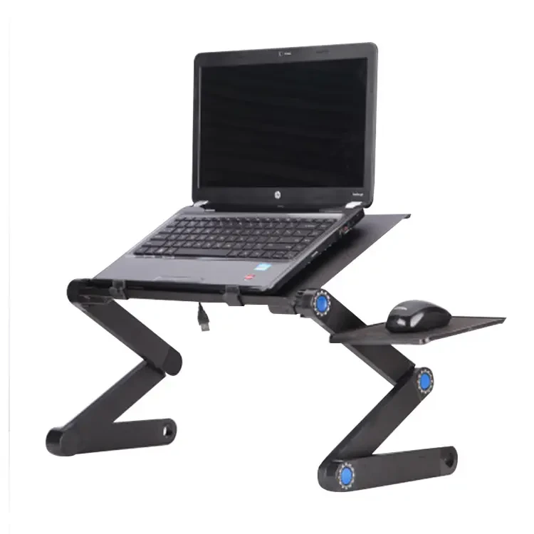 Столик раскладной регулируемый для ноутбука с охлаждением / Столик для ноутбука с вентилятором - фото 1 - id-p1907956653