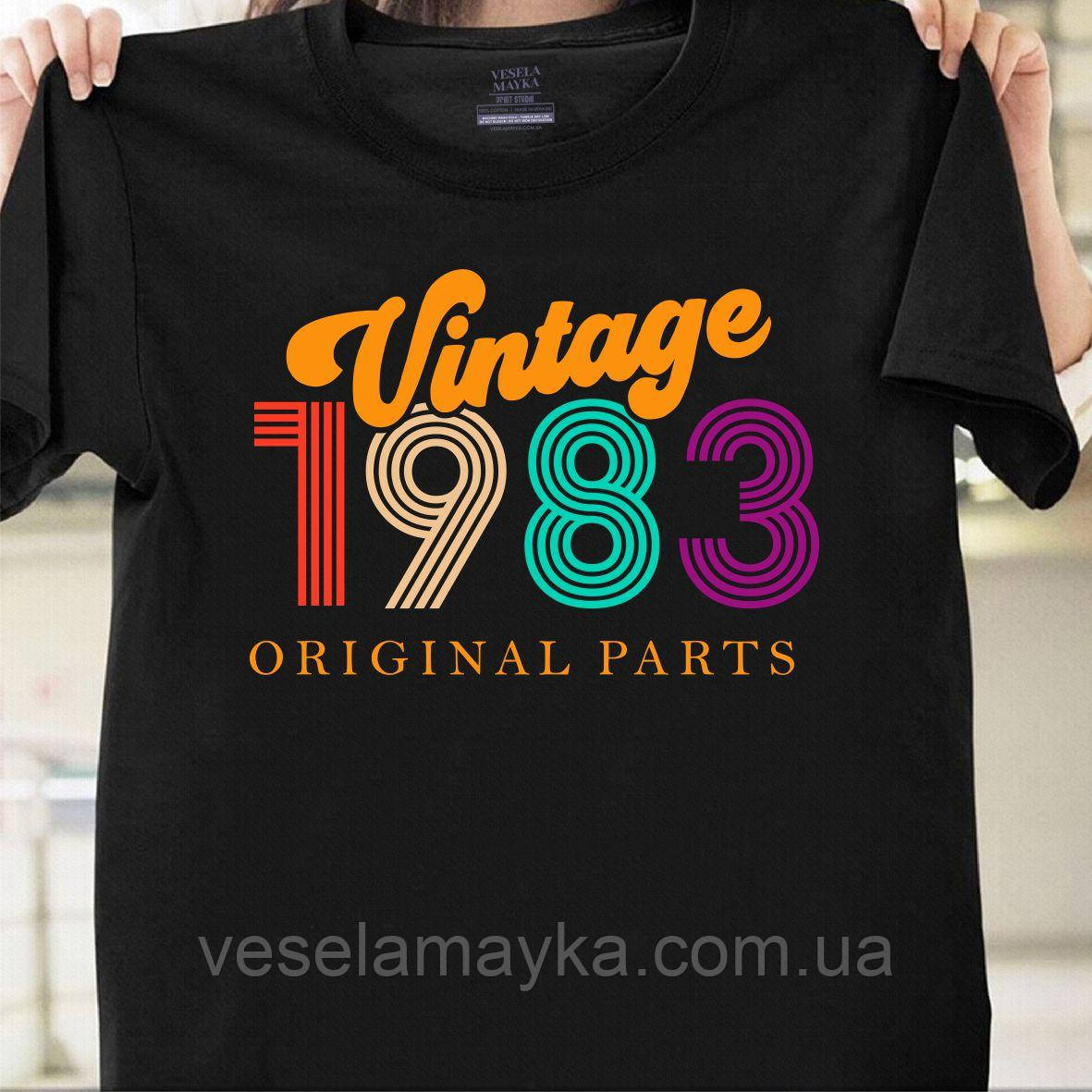 Футболка Vintage (Born in 1983), фото 1