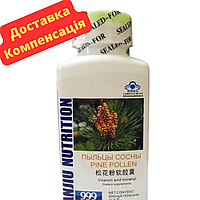 Пилок сосни 999 Три дев'ятки підвищує імунітет, потужний адаптоген, антиоксидант, 100 шт по 500 мг